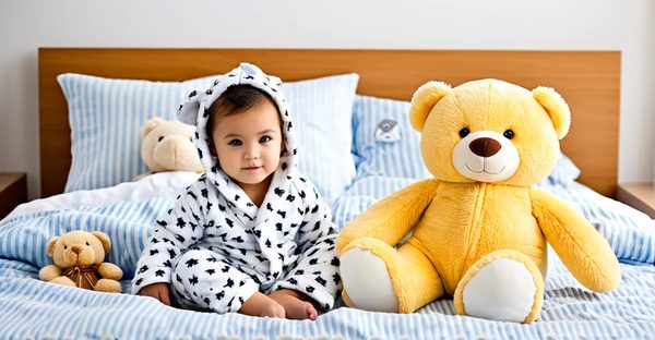 Peluche range pyjama : le compagnon tendre qui range !